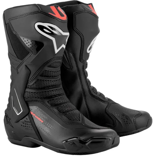 МОТОЦИКЛЕТНІ ЧЕРЕВИКИ ALPINESTARS SMX-6 V3 BLACK/RED 46