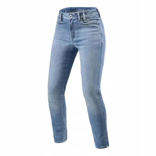 Женские мотоциклетные джинсы REVIT SHELBY 3 LADY LIGHT BLUE VINTAGE, синие