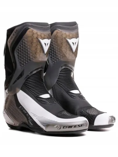 Спортивные мотоботы Dainese Torque 4 S чёрно-белые, размер 45