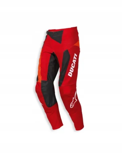 Мужские мотоциклетные брюки DUCATI Desmo Red/Balack — 36