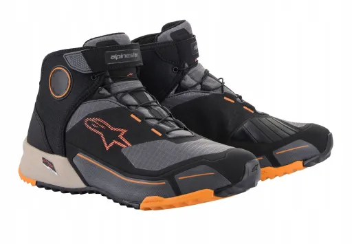 ботинки CR-X DRYSTAR, ALPINESTARS (чёрный/коричневый/оранжевый, размер 40,5)