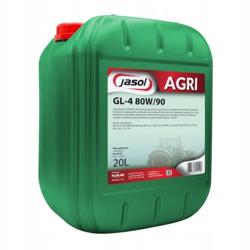 JASOL AGRI GL-4 ТРАНСМИССИОННОЕ МАСЛО 80w/90 20л